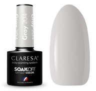 CLARESA UV/LED HYBRID POLISH GREY 204