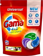 Gama vizir univerzálne kapsule Smart Choice 4v1 60 ks DE