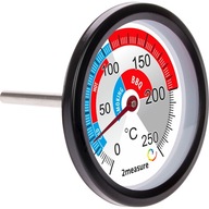 VEĽKÝ TEPLOMER DO GRILOVANEJ ÚDARNE SO ZÁVITOM 0°C AŽ +250°C