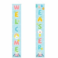 Veľkonočný večierok Favor Easter Garland Banner