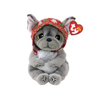 Maskot Ty Beanie Bellies NORDIK - sivý pes BN 41043