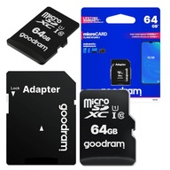 Pamäťová karta GOODRAM microSD 64GB triedy 10