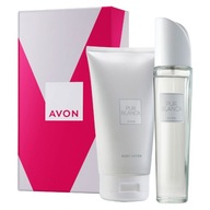 AVON PUR BLANCA darčeková sada EDT 50ml + Telové mlieko 150ml