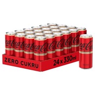 Coca Cola Zero bezkofeínový nápoj 330 ml x24 set