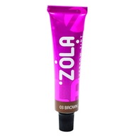 ZOLA farba na obočie 03 Brown Brown 15ml