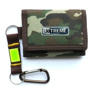 Peňaženka pre mládež s CARABINER, XTREME, CAMO