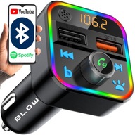 FM vysielač BLOW USB nabíjačka QC RGB bluetooth