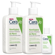 CeraVe Hydratačný čistiaci krém-pena 236 ml x2