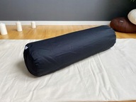 BOLSTER ROLLER na JOGU 70x20cm s poťahom, ČIERNA