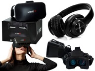 VR OKULIARE PRE 3D FILMY BEZDRÔTOVÉ SLÚCHADLÁ