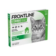 FRONTLINE COMBO KVAPKY PRE BLCHÁ A KLIŠŤATY PRE MAČKU