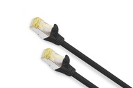 DIGITUS S/FTP Patchcord kábel Cat.6A čierny 5m