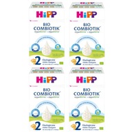 HIPP 2 BIO COMBIOTIK následné mlieko, 4x550g