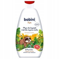 Bobini Fun tekutý kúpeľový gél a gél na umývanie tela s citrusovou vôňou 500 ml