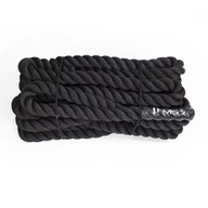 Crossfit cvičebné lano HMS RP02 Black 15 m