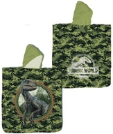 JURSKÝ SVET PONČO 60X120 DINO CAMO BAVLNA