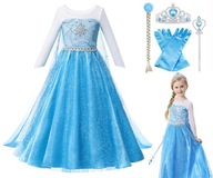 ELSA OUTFIT KOMPLET ELSA COSTUME 110/116