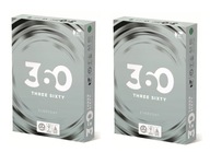 Biely kancelársky papier do kopírky pre univerzálnu tlačiareň 360 EVERYDAY A4 80g x 2