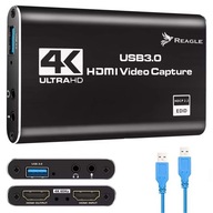 Video Image Grabber USB PC HDMI 4K 60Hz HDCP OBS