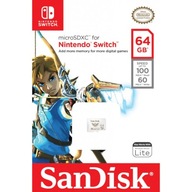 SANDISK NINTENDO SWITCH microSDXC 64GB V30 A1