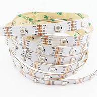 RGB LED pás SMD5050, 30d/m, biely, IP20, 5m