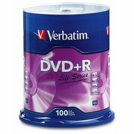 DISKY VERBATIM DVD+R 4,7GB 16x torta 100 kusov