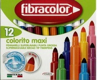 COLORITO MAXI PÁNSKE VYBERAČE 12 FAREB FIBRACOLOR