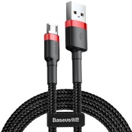 2m Baseus micro-USB obojstranný OPLOT QC3.0 kábel