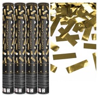 Confetti Tubes Shooting Gold Stripes Wedding 40 cm