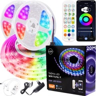 Farebný RGB LED pásik 10m + WiFi diaľkové ovládanie