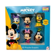 Sada 6 kusov Disney Puzzle 3D GUMA Mickey Mouse