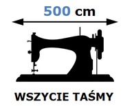 Služba našitia pásky do závesu šírky 500 cm