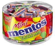 Mentos Mini ovocné žuvacie cukríky, téglik 735g