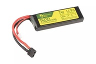 Nabíjateľná LiPo batéria Li-Po 7,4V 1500mAh AK G36 M4 M16 M14 MP5 Pack