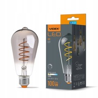 Videx Filament LED žiarovka, dekoratívna E27 4W 100lm, stmievateľná