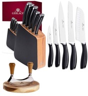 GERLACH LOFT KNIVES BLOCK 5 EL + sekáčik na BYLINKY s doskou