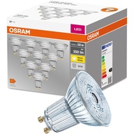 10x GU10 LED žiarovka 4,3W = 50W 350lm 2700K OSRAM