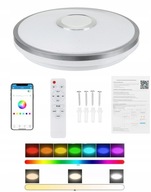 Okrúhla stropná lampa RGB White(WW,NW,CW) Reproduktor s diaľkovým ovládaním