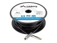 LANBERG HDMI v2.0 M/M kábel 30m optický AOC čierny