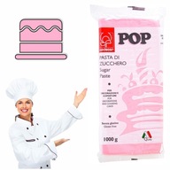 Cukrová poleva Plastová POP Pink Modecor 1 kg na FÓRKY a OZDOBY