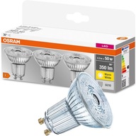 3x LED žiarovka GU10 4,3W = 50W 350lm 2700K OSRAM