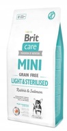 BRIT CARE MINI GRAIN FREE STERILIZOVANÉ 7 KG