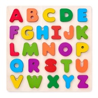 Abeceda puzzle pre deti Puzzle MONTESSORI Woody