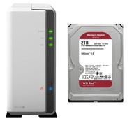 Súborový server Synology DS120j + 1xHDD WD 2TB