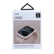 Puzdro UNIQ Lino Pink pre Apple Watch 4/5/6/SE 44mm