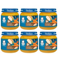 GERBER Večera jemná zelenina s králikom 125g