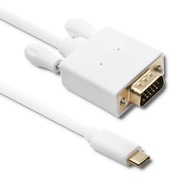 Qoltec kábel USB 3.1 typ C samec/VGA samec | PLNÝ