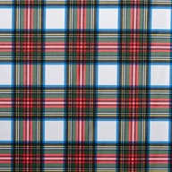 Tartan Tartan Fabric so vzorom Barbie