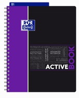 A4 80k mriežkový zápisník ACTIVEBOOK mix, farba 4000