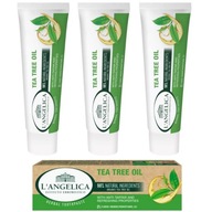 Zubná pasta L'Angelica Tea Tree Oil 75 ml (3 ks.)